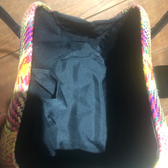 Purse of your dreams! Rainbow and Woven - Picture 5 of 5